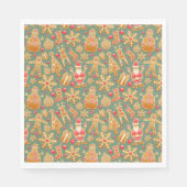 Serviette En Papier Ginger Bread Man Motif National Gingerpain Day (Devant)