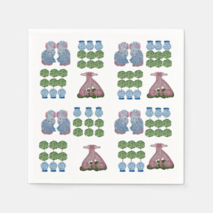 Serviette En Papier Ginger Jar, Chien du Staffordshire