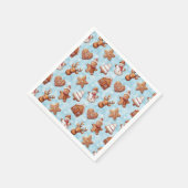 Serviette En Papier Gingerbread Cookies Noël (Coin)