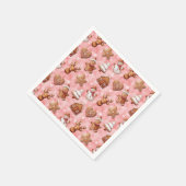 Serviette En Papier Gingerbread Cookies Noël (Coin)