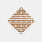 Serviette En Papier Gingerbread Man Christmas Cookie Holiday Baking  (Coin)