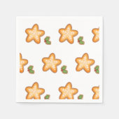 Serviette En Papier Gingerbread Noël Cookie (Devant)