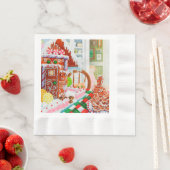 Serviette En Papier GINGERBREAD SURPRISE CINÉ Papier de déjeuner servi (En situation)