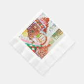 Serviette En Papier GINGERBREAD SURPRISE CINÉ Papier de déjeuner servi (Coin)