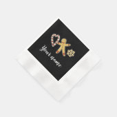 Serviette En Papier Gingerbreadman Love (Coin)