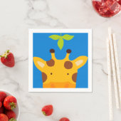 Serviette En Papier Giraffe (En situation)