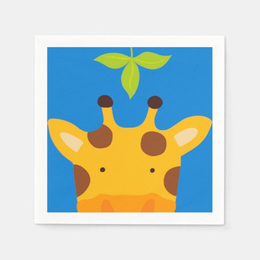 Serviette En Papier Giraffe (Devant)