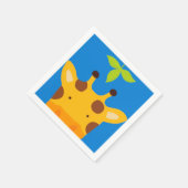Serviette En Papier Giraffe (Coin)
