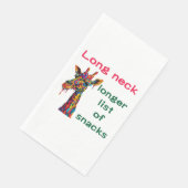 Serviette En Papier Giraffe (Coin)