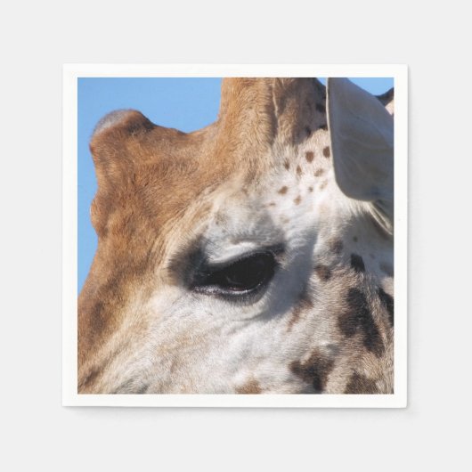 SERVIETTE EN PAPIER GIRAFFE (Devant)
