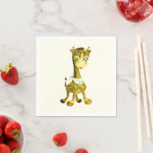 Serviette En Papier Giraffe Bébé mignonne (En situation)