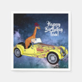 Serviette En Papier Giraffe dans l'espace Cocktail Papier-serviettes (Devant)