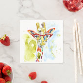 Serviette En Papier Giraffe de pantalons (En situation)