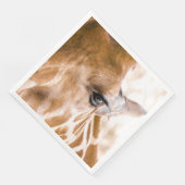 Serviette En Papier Giraffe Hello Napkins (Coin)