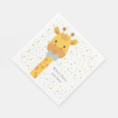 Serviette En Papier Giraffe, illustration animale (Coin)