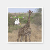 Serviette En Papier Giraffe Papier de Pâques (Devant)
