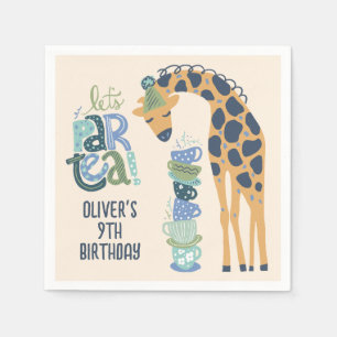 Serviette En Papier Giraffe Tea Party Anniversaire de enfant Party