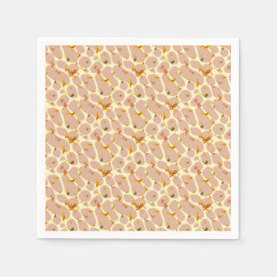 Serviette En Papier Giraffes