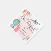 Serviette En Papier Girl Adventure ONE derful World 1er anniversaire (Coin)