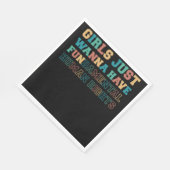 Serviette En Papier Girls Just Wanna Have Fundamental Rights (Coin)