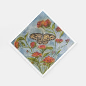 Serviette En Papier Girls Sweet Butterfly Birthday Napkins (Coin)