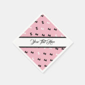Serviette En Papier Girly Bows Cocktail Napkins (Coin)