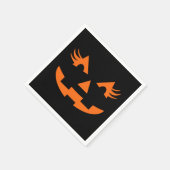 Serviette En Papier Girly Jack-o'-lantern Halloween (Coin)