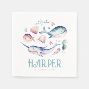 Serviette En Papier Girly Under the Sea Paper Napkins