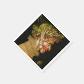 Serviette En Papier Giuseppe Arcimboldo - Été (Coin)