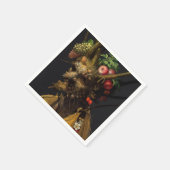 Serviette En Papier Giuseppe Arcimboldo - Quatre saisons en une tête (Coin)