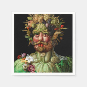 Serviette En Papier Giuseppe Arcimboldo - Vertumnus