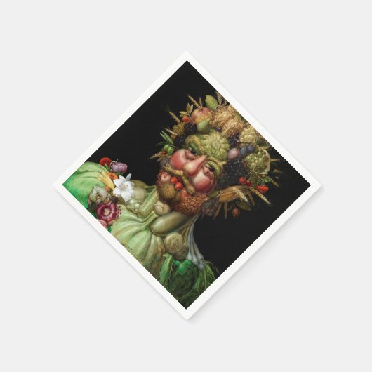 Serviette En Papier Giuseppe Arcimboldo - Vertumnus (Coin)