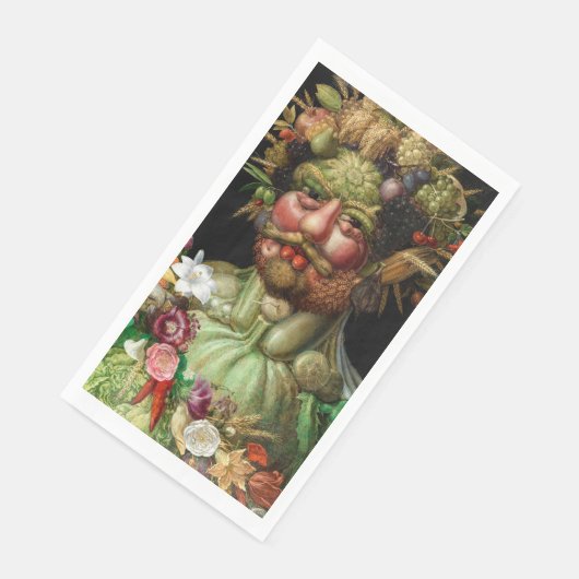 Serviette En Papier Giuseppe Arcimboldo - Vertumnus (Coin)