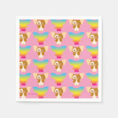 Serviette En Papier Gizmo | Motif arc-en-ciel (Devant)