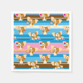 Serviette En Papier Gizmo | Motif comique mignon (Devant)