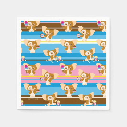 Serviette En Papier Gizmo | Motif comique mignon (Devant)
