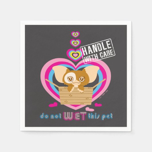 Serviette En Papier Gizmo | Ne pas attendre cet animal (Devant)
