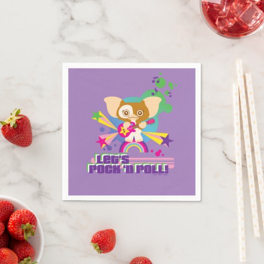 Serviette En Papier Gizmo | Rock'n Roll (En situation)