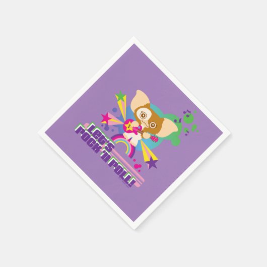 Serviette En Papier Gizmo | Rock'n Roll (Coin)