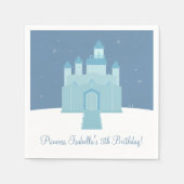 Serviette En Papier Glace d'hiver Froid Palace Princess Anniversaire (Devant)