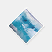 Serviette En Papier Glace en Antarctique (Coin)