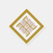 Serviette En Papier Glace irrésistible Réglisse et Caramel (Coin)