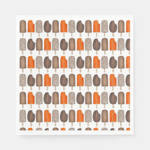 Serviette En Papier Glace Pops Bars Popsicle Creamsicle Fudge