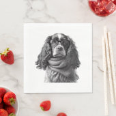 Serviette En Papier Glaces de Cocker (En situation)