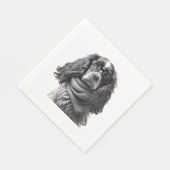 Serviette En Papier Glaces de Cocker (Coin)