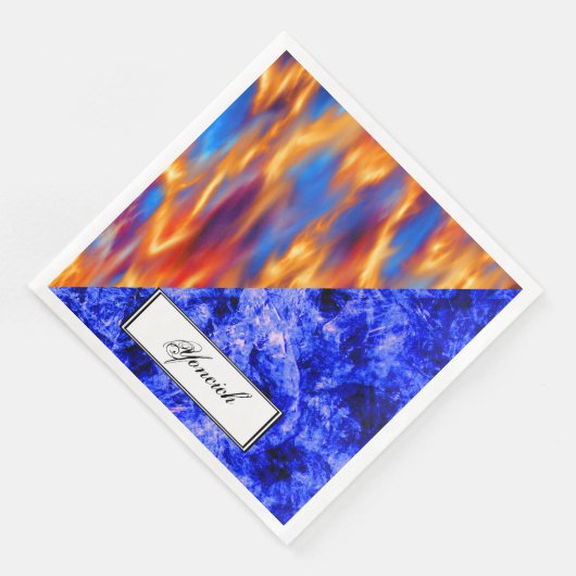 Serviette En Papier Glaciem et Ignis par Kenneth Yoncich (Coin)