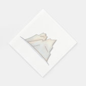 Serviette En Papier Glacier Iceberg (Coin)