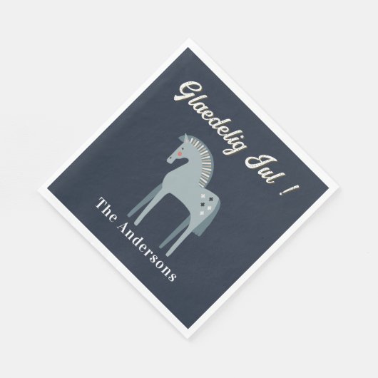 Serviette En Papier Glæ delig Jul | Joyeux Noël en danois (Coin)