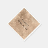 Serviette En Papier Glam Champagne Glitz (Coin)
