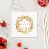 Serviette En Papier Glam gothique | Papier | Blanc (En situation)